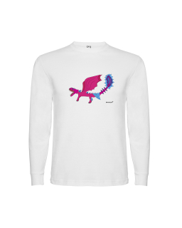 Detské tričko s dlhým rukávom Dragon Magic Heart