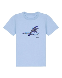 Detské tričko s krátkym rukávom Dragon Blue Electric