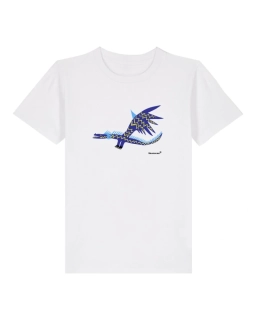 Detské tričko s krátkym rukávom Dragon Blue Electric
