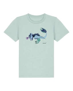 Detské tričko s krátkym rukávom Dragon Ametyst Flame
