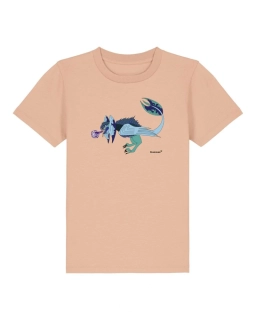 Detské tričko s krátkym rukávom Dragon Ametyst Flame
