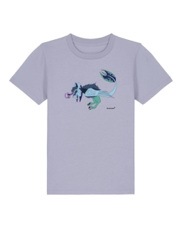 Detské tričko s krátkym rukávom Dragon Ametyst Flame
