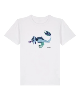 Detské tričko s krátkym rukávom Dragon Ametyst Flame